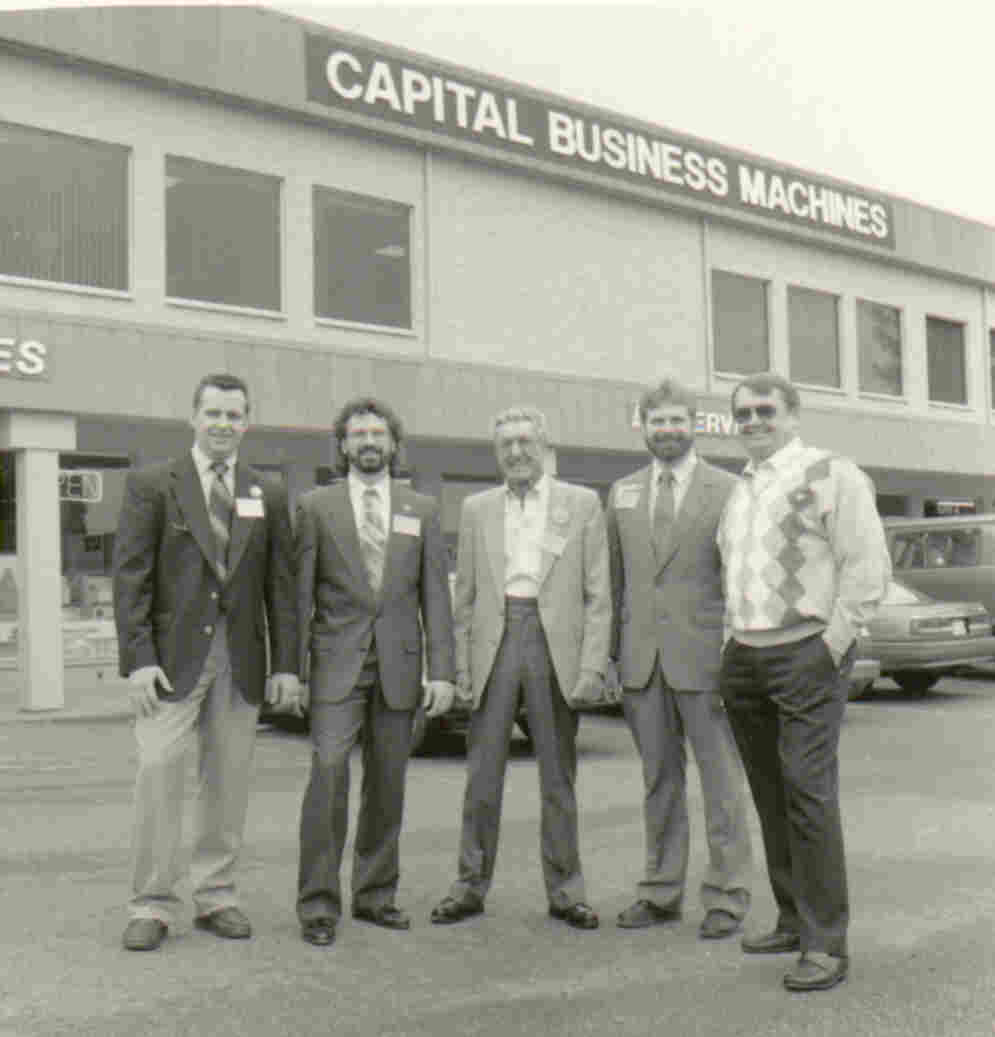 historical photo of Capital Business Machines founders