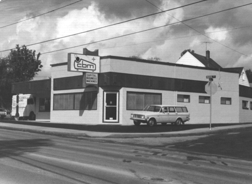 historical photo of Capital Business Machines building